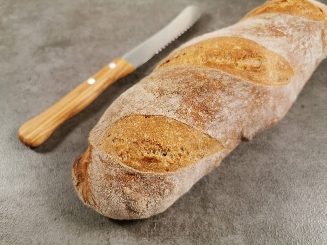 Mein Rezept für ein Französisches Landbaguette - www.brooot.de
