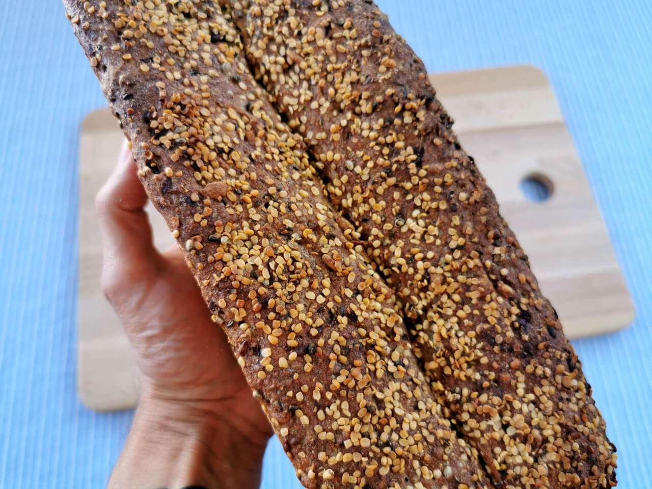 Rezept für mein Vollkorn-Zucchini-Kastenbrot - www.brooot.de