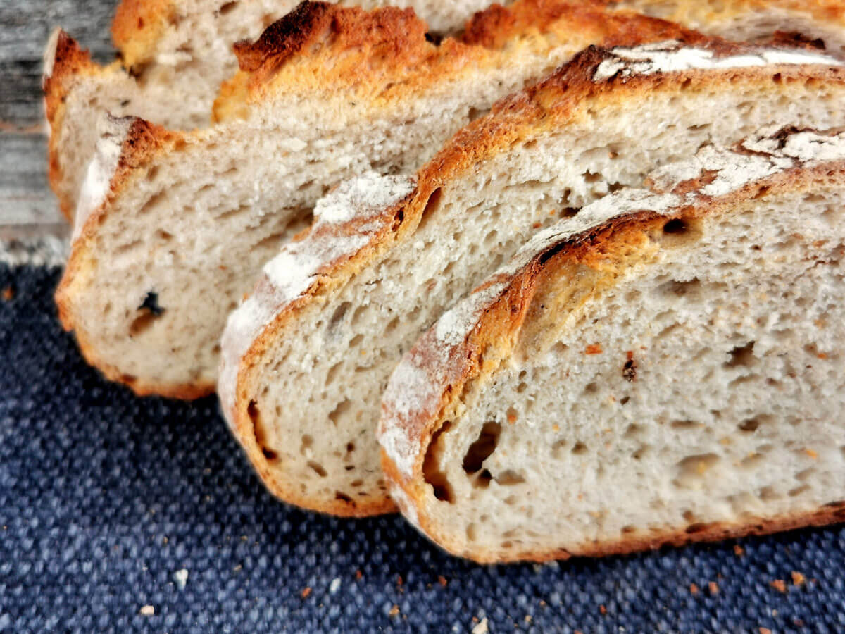 Rezept für ein schnelles und helles Bauernbrot - www.brooot.de