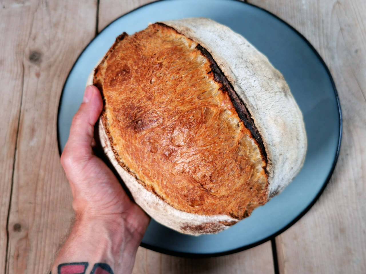 Caprese-Burger mit Caputo-Mehl