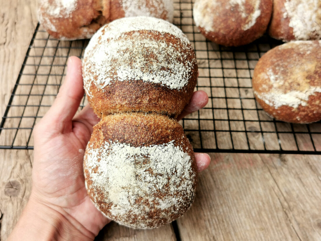 Rezept für Schweizer Vollkorn-Bürli [Einfaches Rezept]