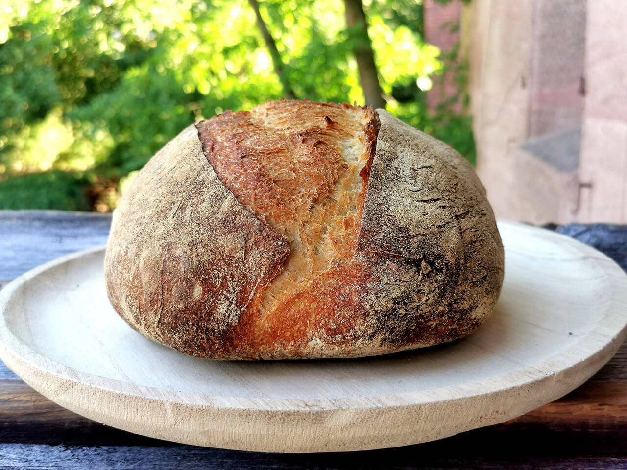 Brotbacken lernen für Anfänger Sauerteig-Weizenbrot - Level 1