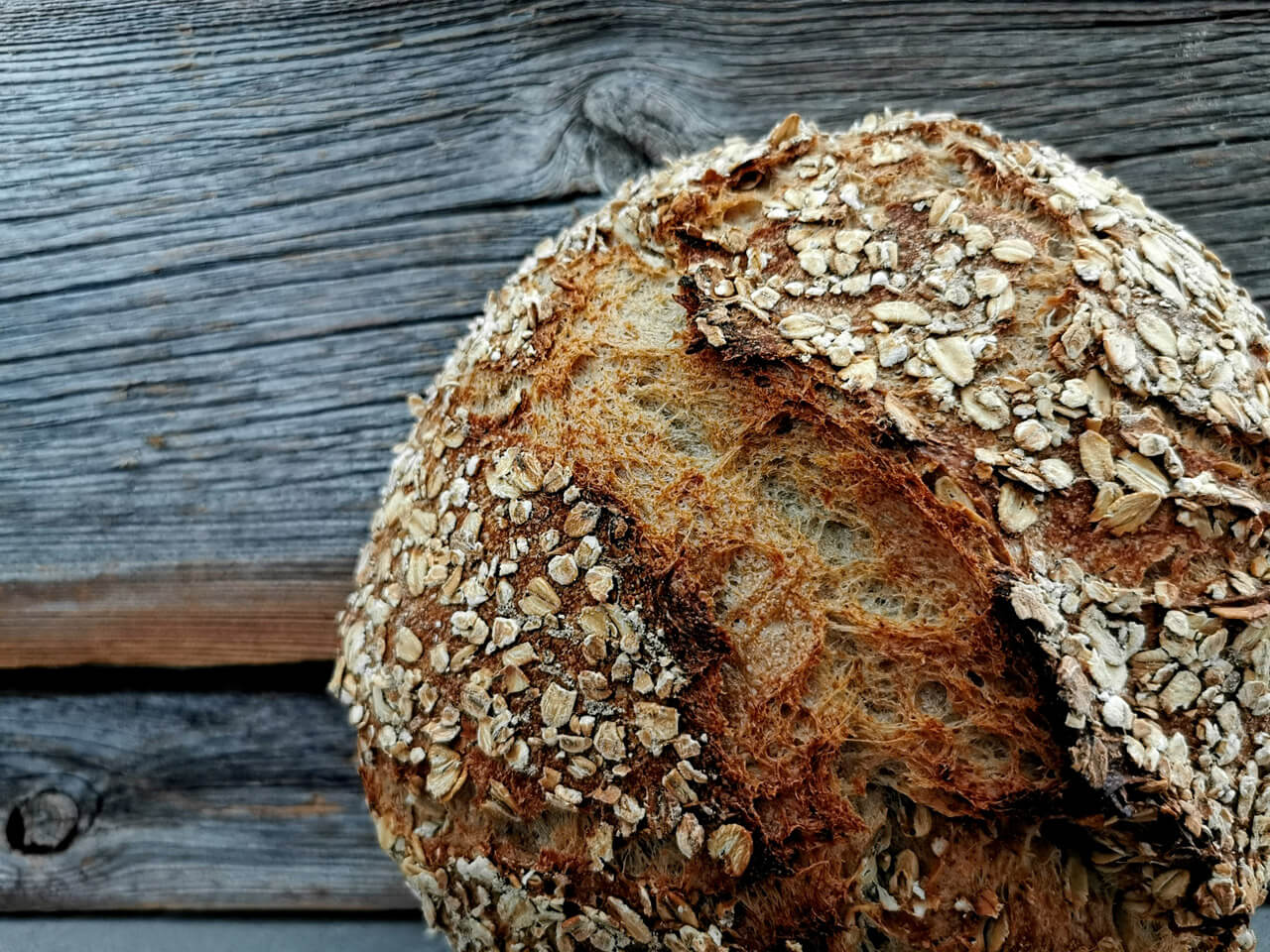 Haferflocken-Brot Du hast die Wahl: Mit oder ohne Sauerteig