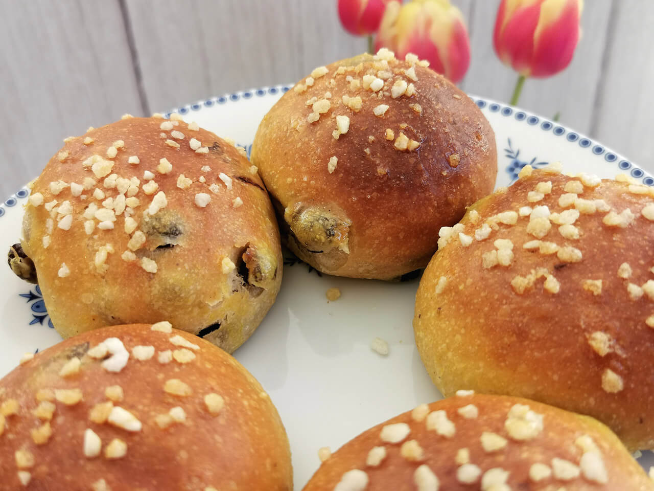 Rezept für vegane Rosinenbrötchen Soooo lecker!