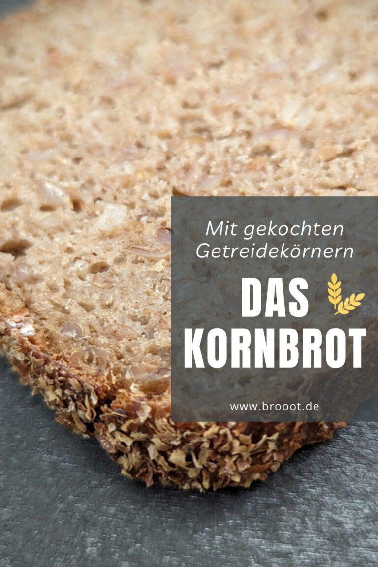 Das Kornbrot An einem Tag gebacken