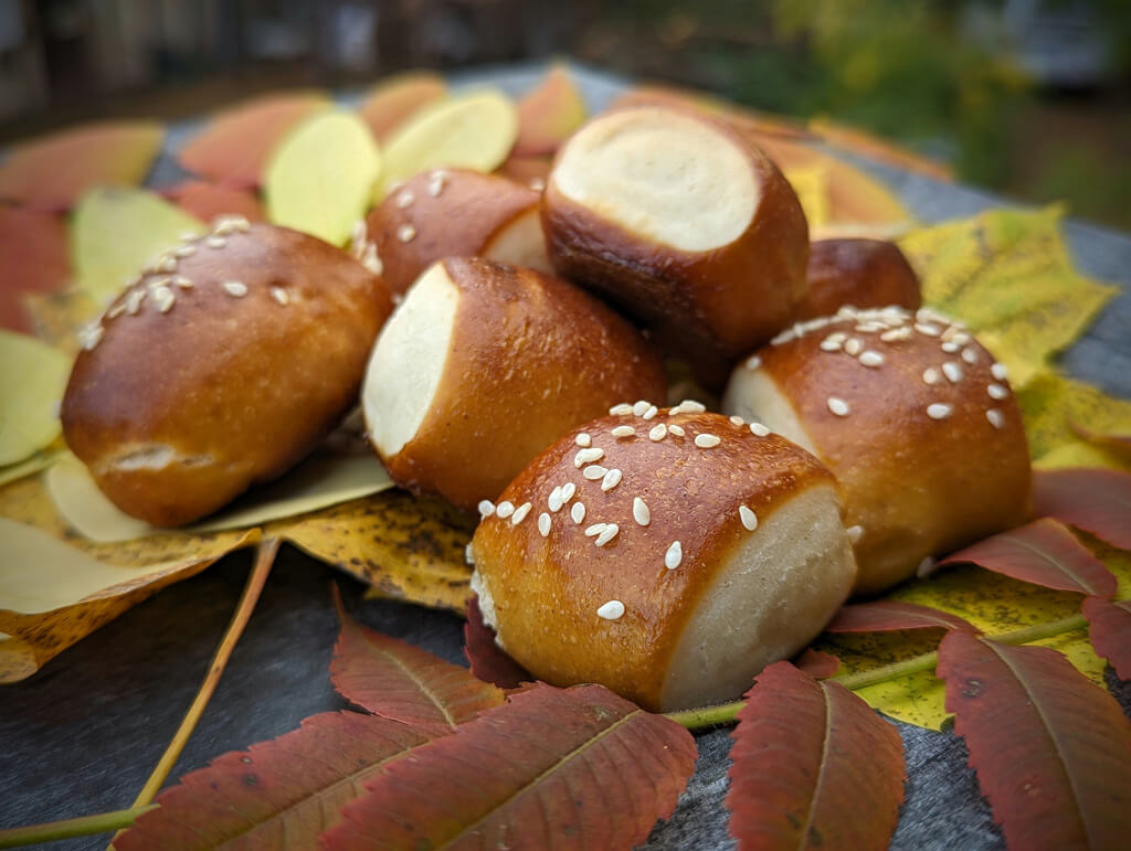 Laugen-Kastanien Die perfekten Party-Brötchen Laugen-Kastanien Die perfekten Party-Brötchen