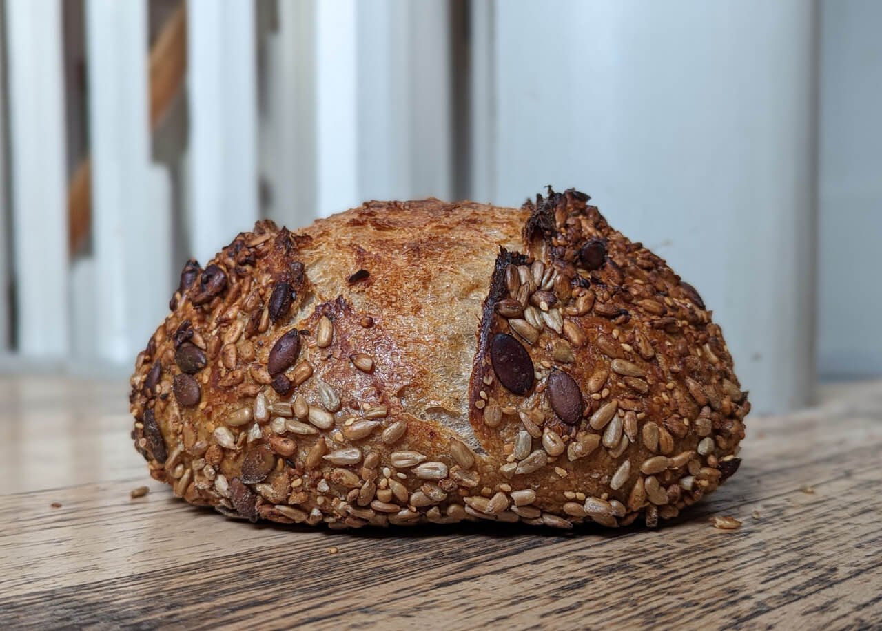 Brot mit Senfkruste Ein super leckeres Sauerteigbrot