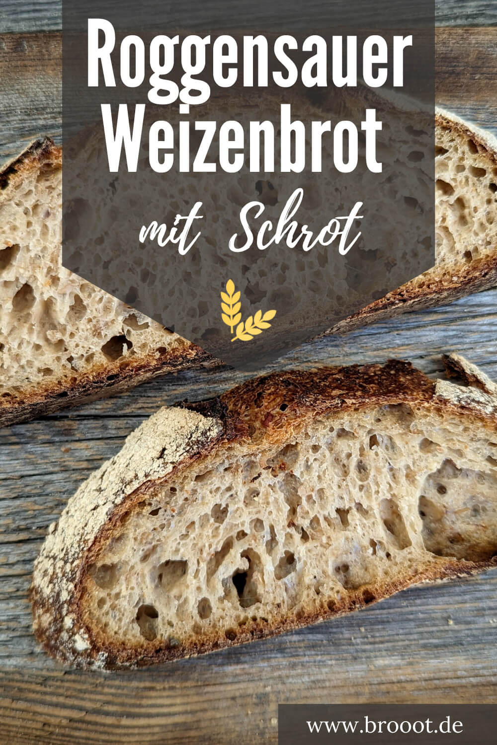 Roggensauer Weizenbrot mit Schrot Brot mit Wow-Effekt!