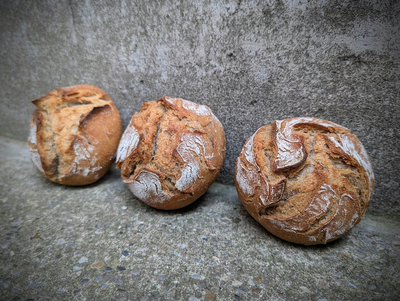 Rustikale Bauernbrötchen Rezept zum selber backen
