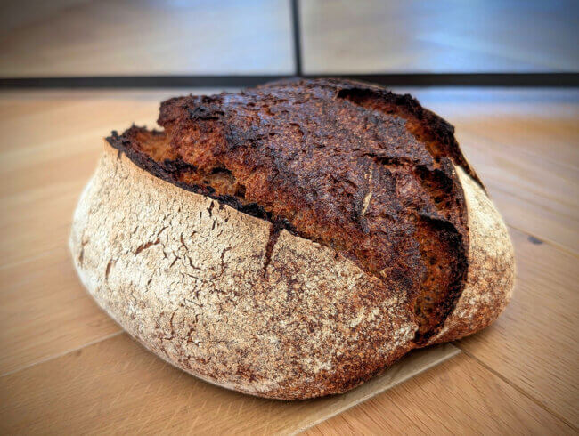 Rezeptbild: Das dunkle Vollkorn-Mischbrot